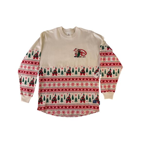 Disney Parks 2025 Fair Isle Spirit Jersey – Walt Disney World Holiday NWT– - Picture 2 of 2